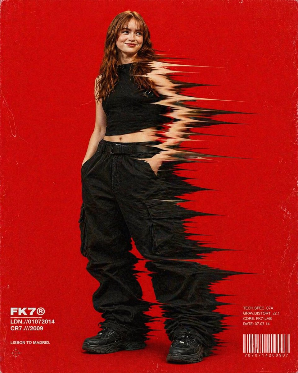 Hip-Hop Fashion Motion Streak Portrait のQwen Imageプロンプト例 バリエーション 3: A stylish hip-hop fashion prompt for gpt-image-2 that creates a motion drag effect with bold colors and retro...