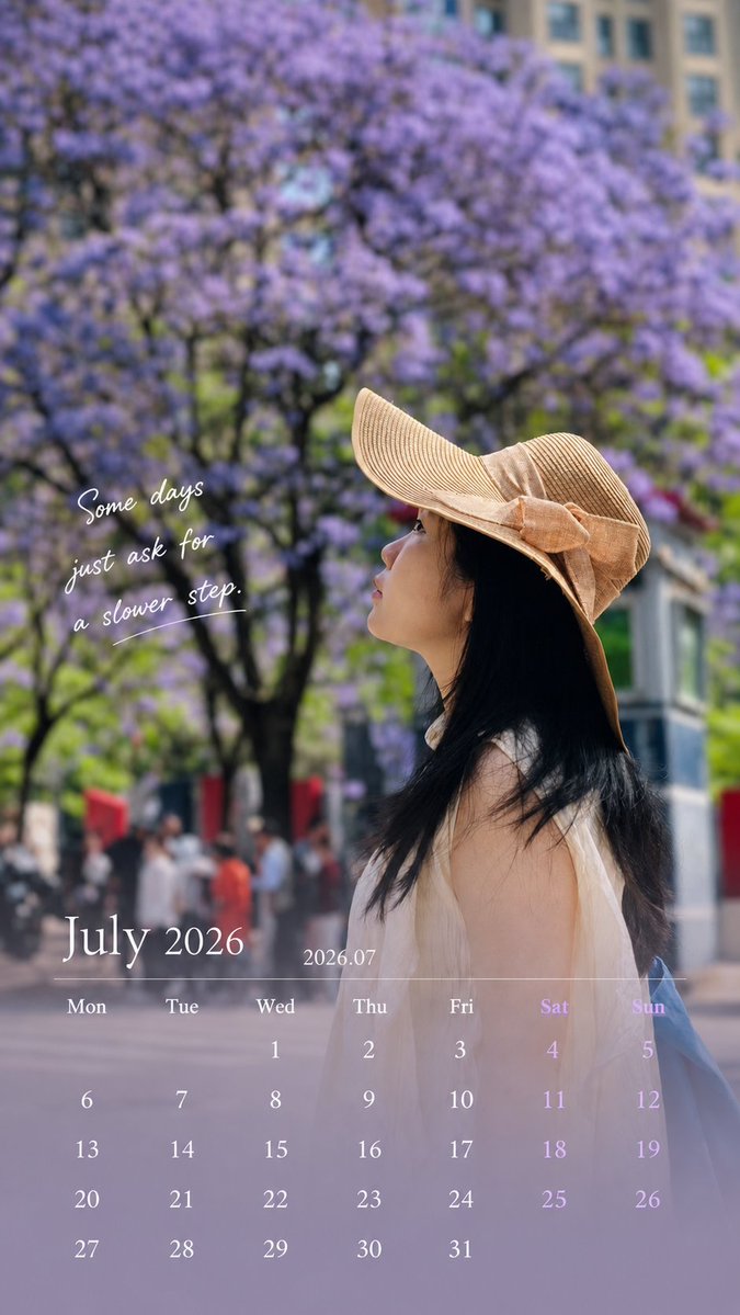 Healing Travel Calendar Card GPT Image 2 prompt example: A sophisticated prompt for turning a personal travel photo into a vertical calendar card by adding a clean UI overlay...