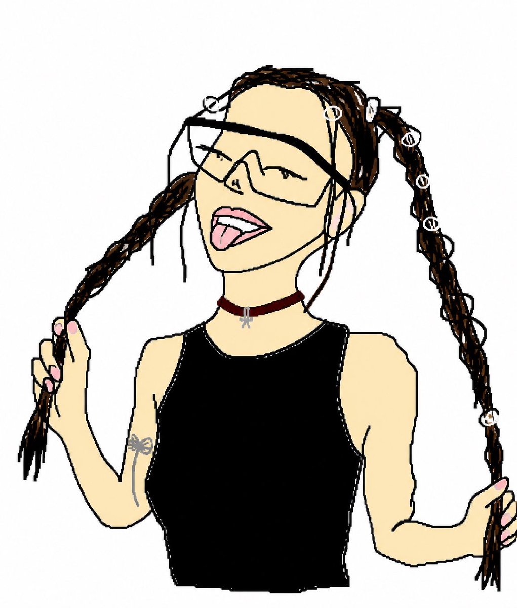 Crude MS Paint Photo Doodle Qwen Image 프롬프트 예시: Transforms a reference photo into a funny hand-drawn doodle while preserving the subject’s pose, outfit, and key accessories.