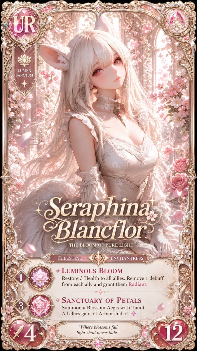 Pastel Bunny Girl Conservatory Portrait Qwen Image prompt example variation 2: Generates a romantic vertical anime portrait of a lace-dressed bunny girl in a flower-filled sunlit...