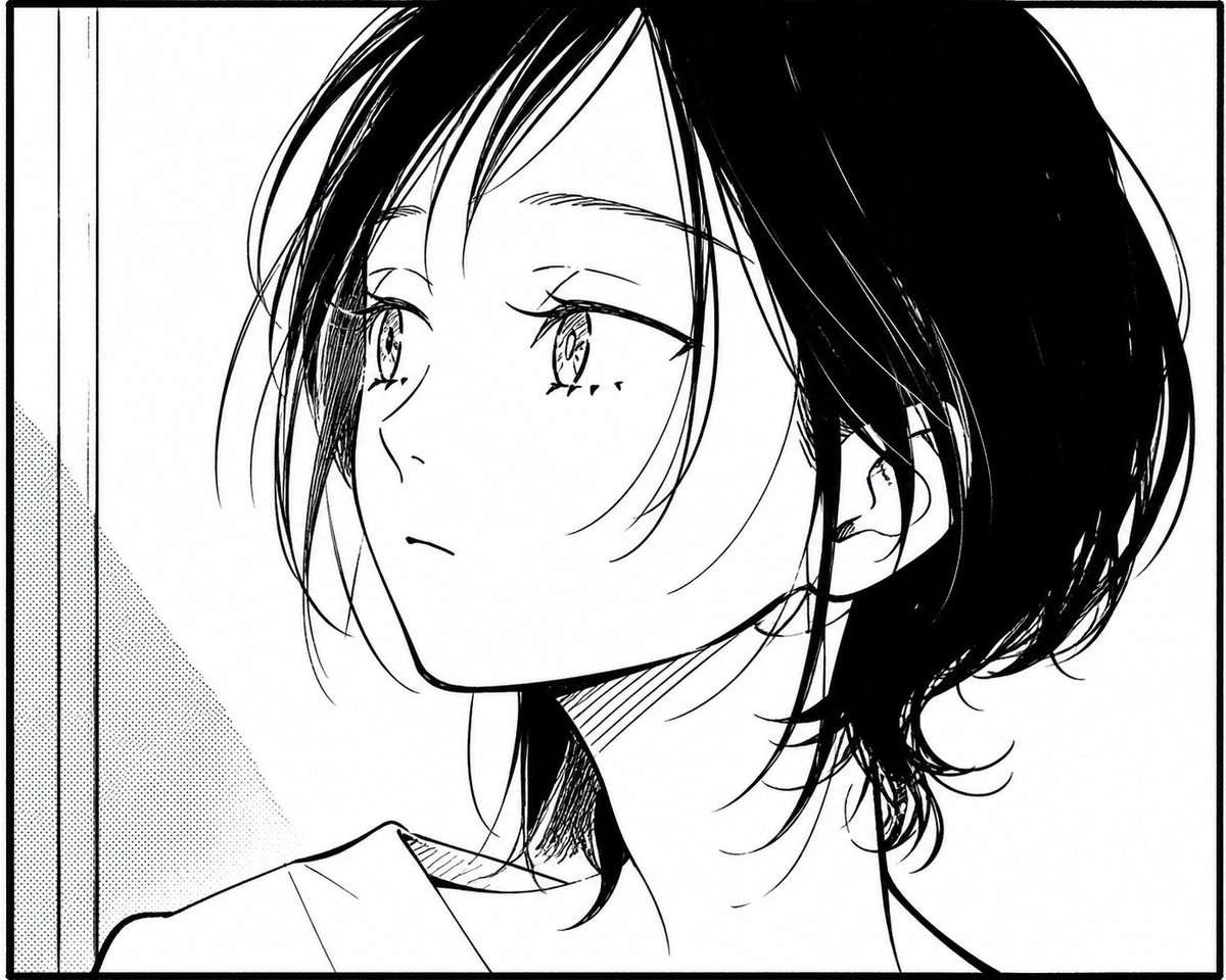 Monochrome Manga Woman Portrait Qwen Image 프롬프트 예시 변형 3: A text prompt for generating an elegant black-and-white manga close-up portrait with expressive hand-drawn linework and...