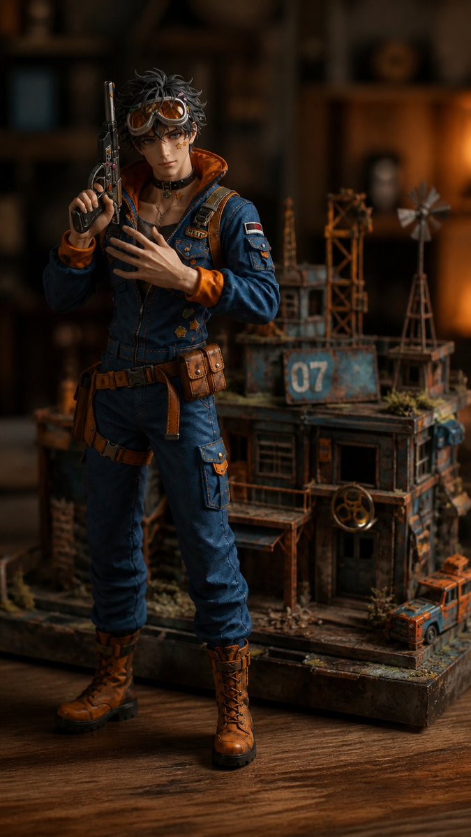 Character to Ball-Jointed Doll Conversion GPT Image 2 prompt example variation 3: A Japanese prompt for transforming a character image into a photorealistic, delicate...