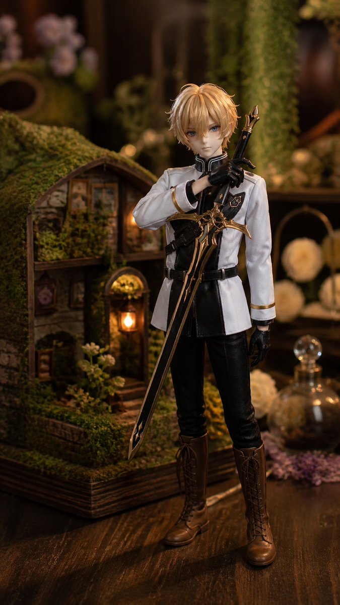 Character to Ball-Jointed Doll Conversion GPT Image 2 prompt example variation 4: A Japanese prompt for transforming a character image into a photorealistic, delicate...