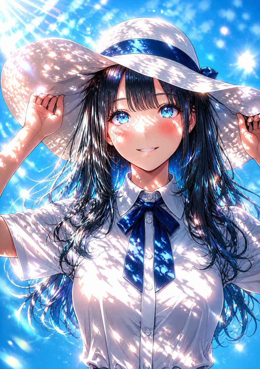 Digital Painting Sunlight Enhancement 的 Qwen Image 提示词示例图 变化图 3：A transformation prompt designed to convert an illustration into a high-definition digital painting style. It...