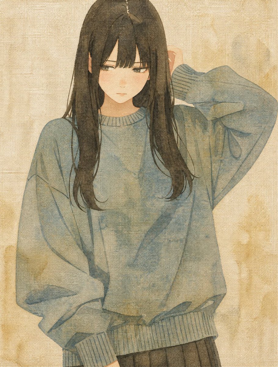 Botanical Plant Dye Canvas Painting のQwen Imageプロンプト例 バリエーション 3: Transforms an existing illustration into a botanical canvas painting style using natural plant dye aesthetics and...